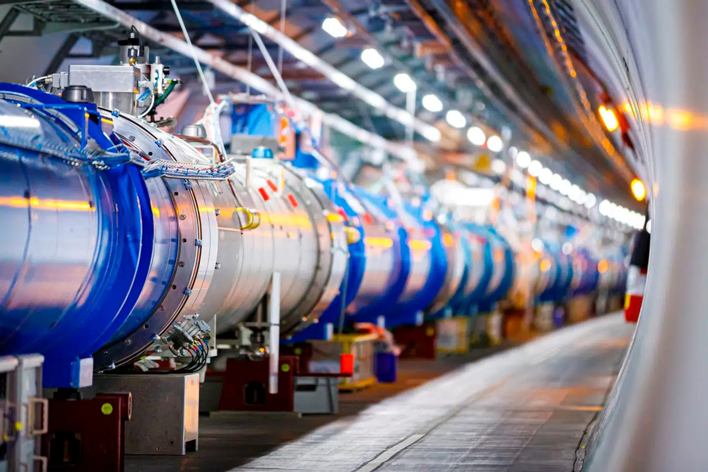 Det fælleseuropæiske forskningscenter CERNs Large Hadron Collider (LHC). Arkivfoto: Valentin Flauraud, Scanpix