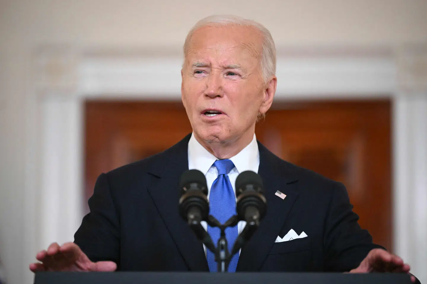USA's præsident, Joe Biden, vil blandt andet have begrænsninger for, hvor længe højesteretsdommere kan blive på posten. Men juraekspert mener ikke, at han har mange chancer for at få reformen igennem. (Arkivfoto)
