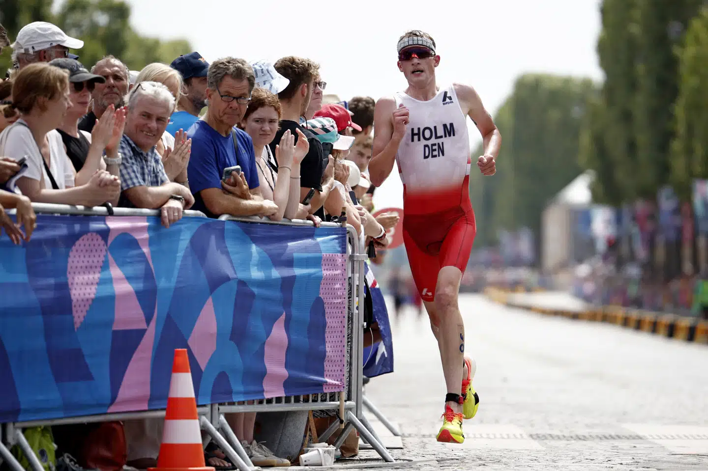 Emil Holm under løbeturen i Paris.