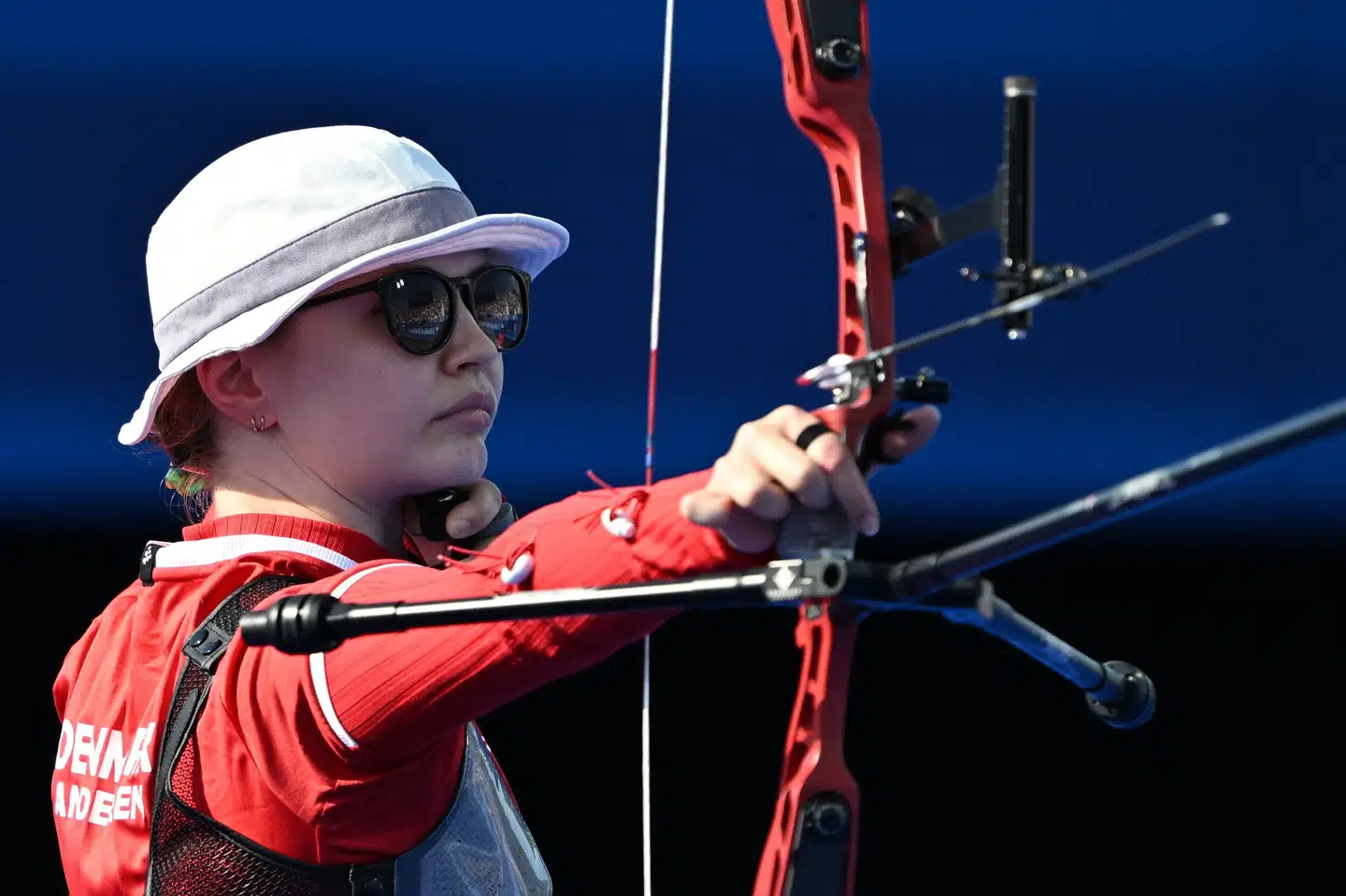 Kirstine Danstrup Andersen kæmpede med at holde styr på nerverne, da hun deltog i 32.-delsfinalen ved OL.