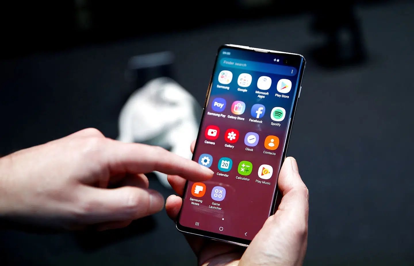 Samsung Galaxy S10 har en sikkerhedsbrist.