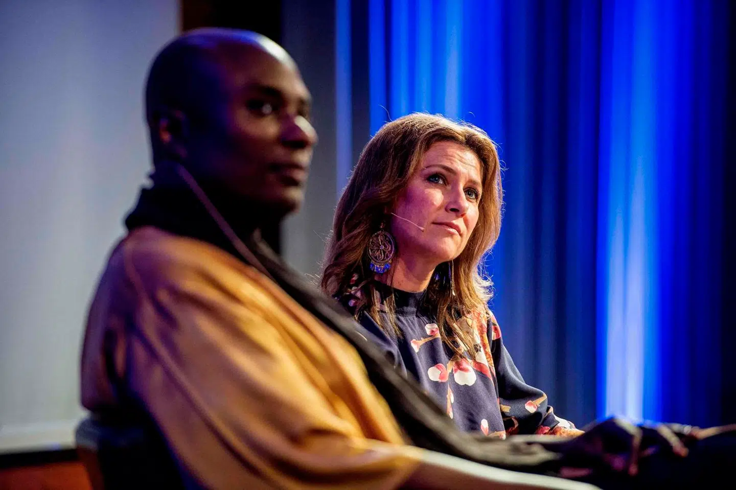 Under titlen 'Prinsessen og shamanen' har Durek Verrett og Märtha Louise holdt foredrag sammen.