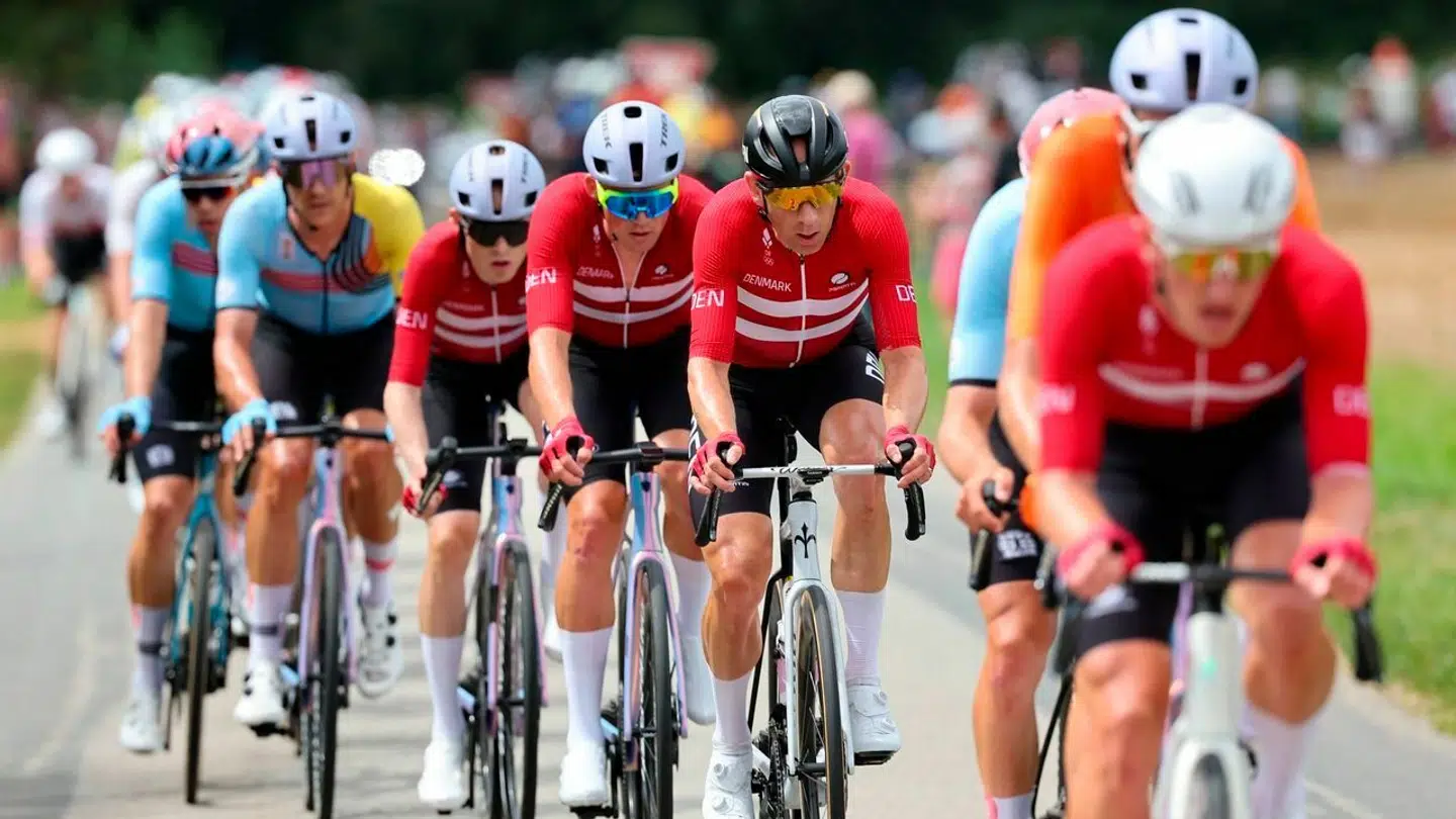 Det danske hold kørte som storfavoritter og tog hånd om OL-løbet.