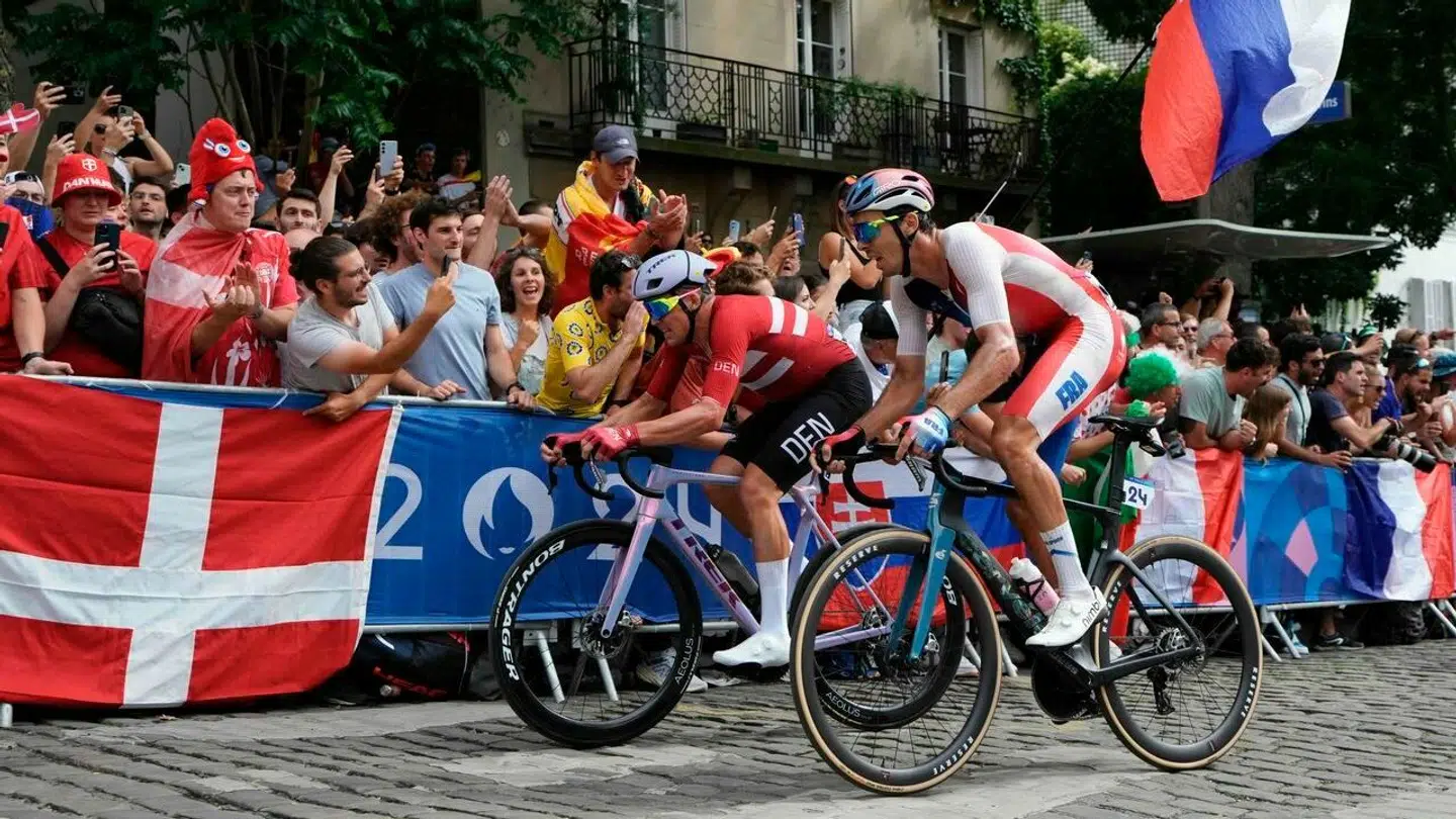 Mads P. kæmpede bravt for at komme tilbage i medaljekampen under linjeløbet.