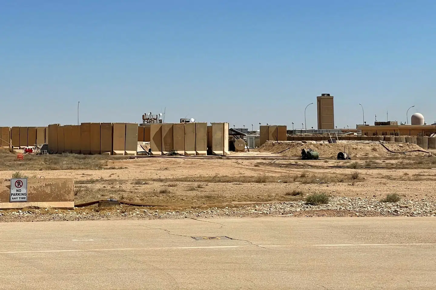 Angrebet mod basen sker få dage efter, at et amerikansk angreb i Irak angiveligt dræbte fire medlemmer af Iraks Folkelige Mobiliseringsstyrker (PMF). (Arkivfoto).