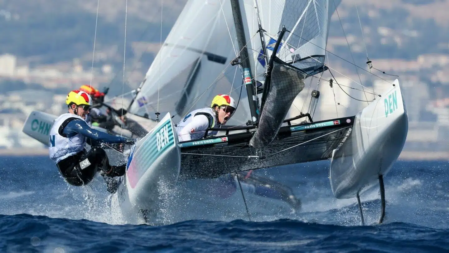 Natacha Violet Saouma-Pedersen og Mathias Bruun Borreskov fik sejlet sig op.