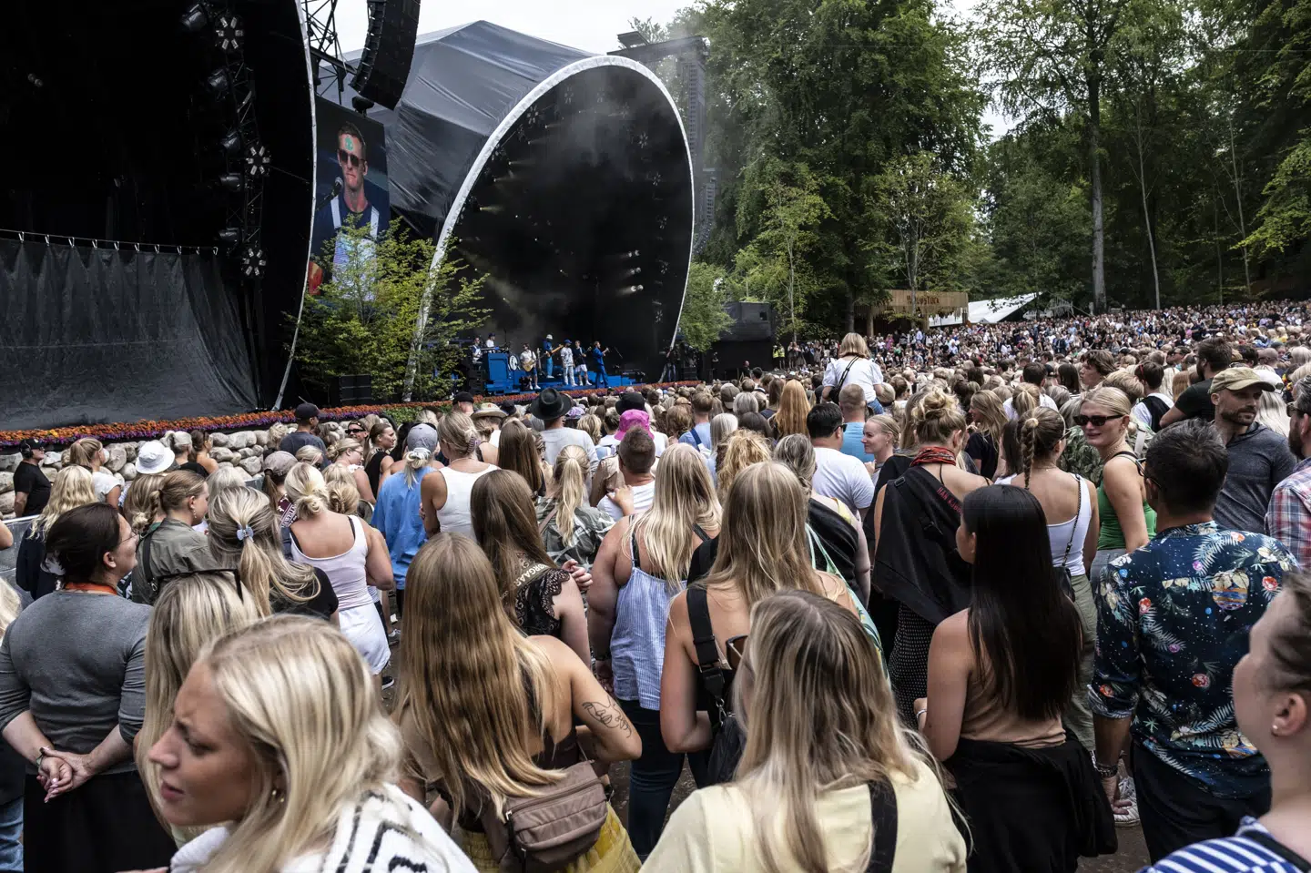 Onsdag begynder musikdagene på Smukfest i Skanderborg. Her kan festivalgæsterne blandt andet se frem til at se Andreas Odbjerg og Magtens Korridorer. (Arkivfoto).
