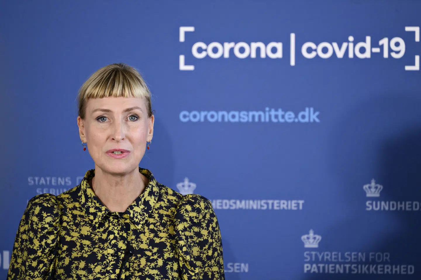 Tyra Grove Krause ved statusopdatering på covid-19 i 2022. WHO har leveret en vurdering af, hvor stor den livreddende effekt af covid-vaccinen har været. (Arkivfoto).