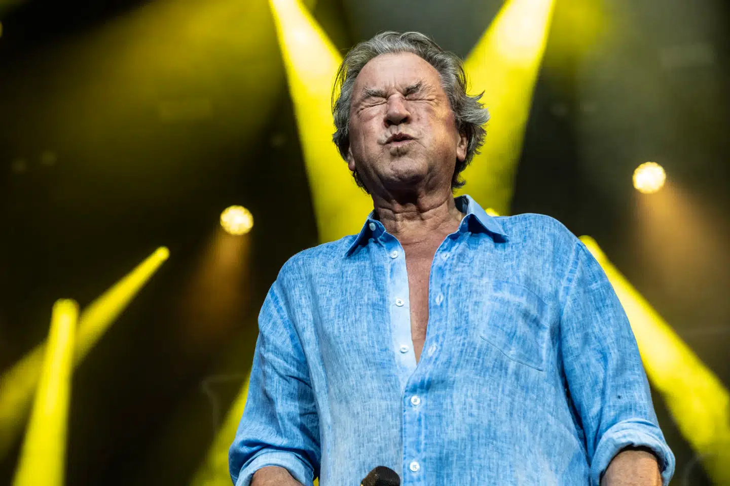 Ian Gillan, den legendariske forsanger for det lige så legendariske hardrockband Deep Purple, kæmpede ligesom resten af bandet med at få blæst publikum bagover, da de engelske veteraner torsdag aften gæstede Smukfest.