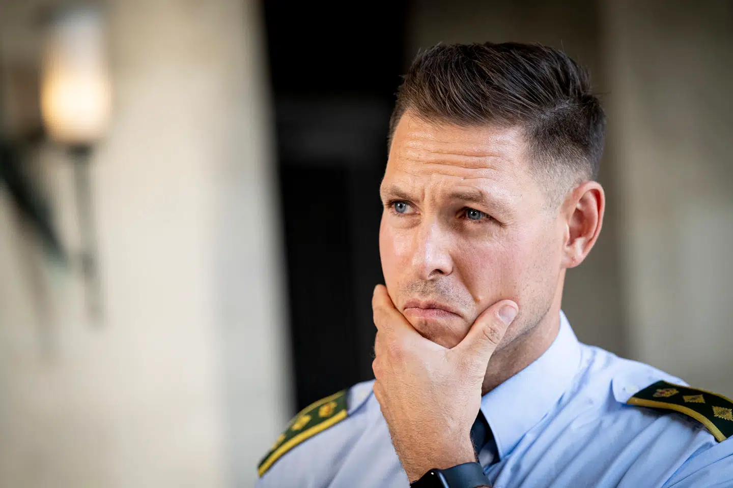 Vicepolitiinspektør Lasse Michelsen fortæller, at politiet leder efter en »atypisk« cykel.