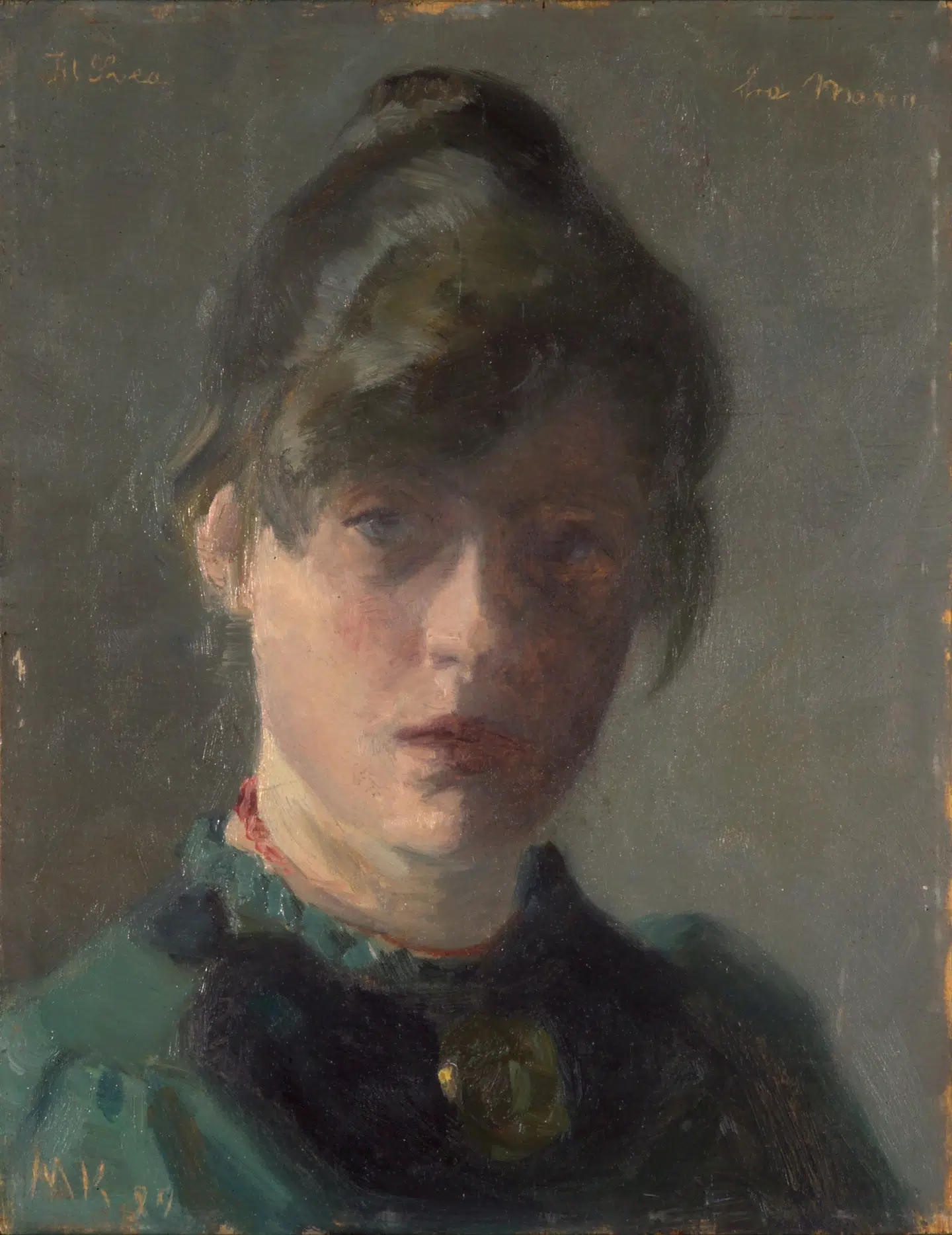 Marie Krøyer var for nylig genstand for en stor udstilling på Den Hirschsprungske Samling. Marie Krøyer: Selvportræt, august 1889,