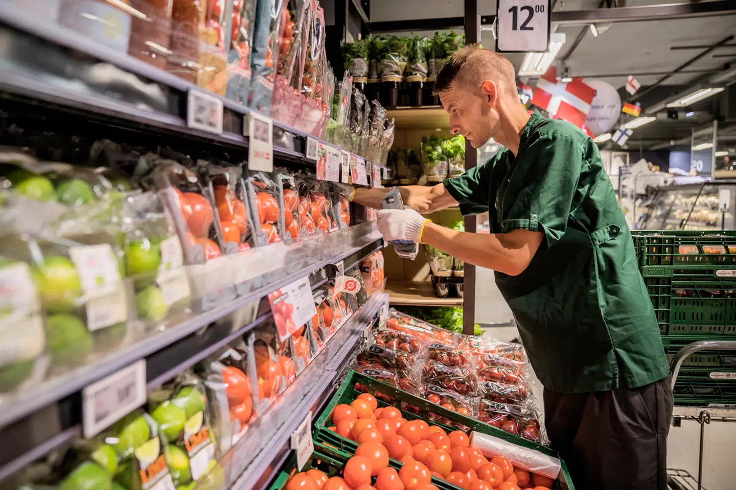 Priserne på fødevarer er ikke steget siden marts 2023. Det er med til at holde inflationen nede.