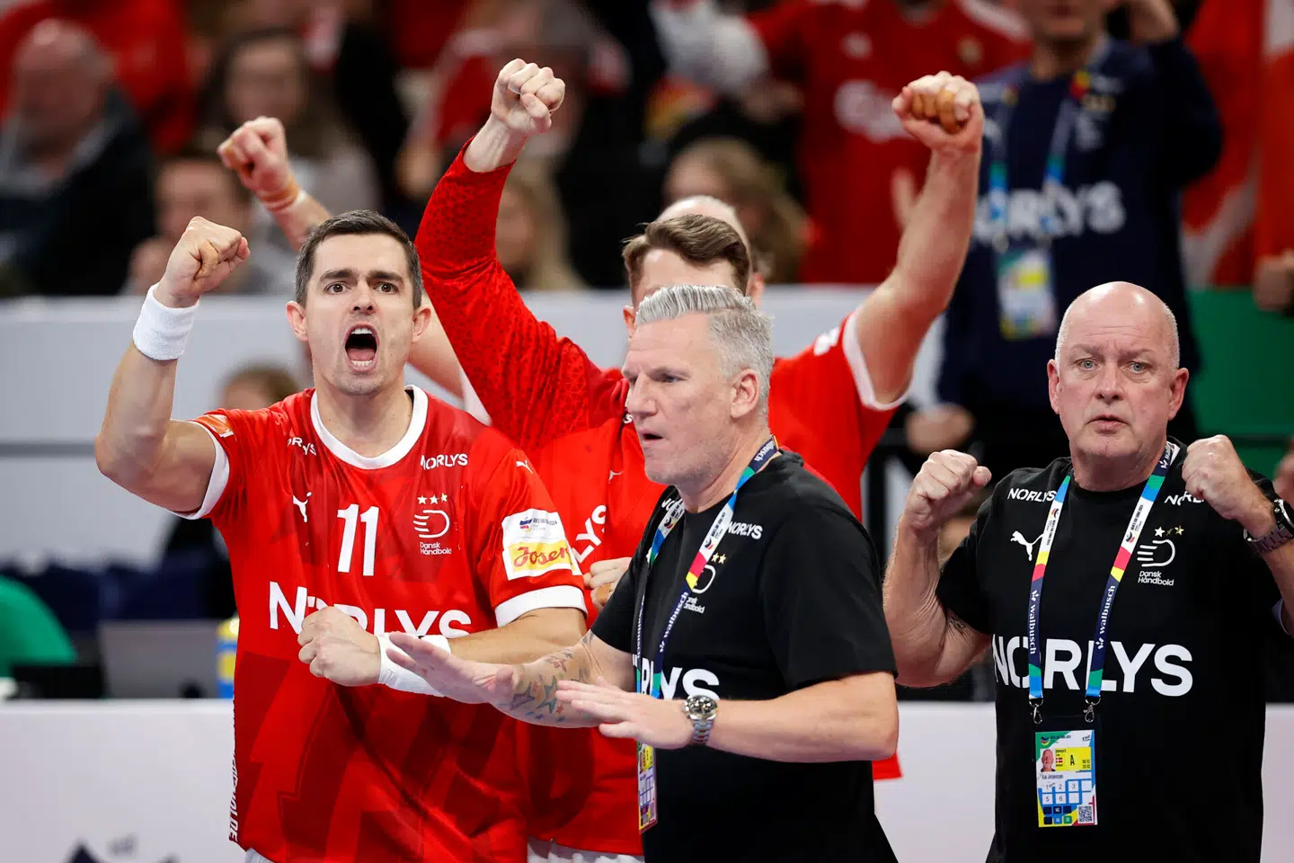 Kai Johannsen (th.) var med til EM i januar.