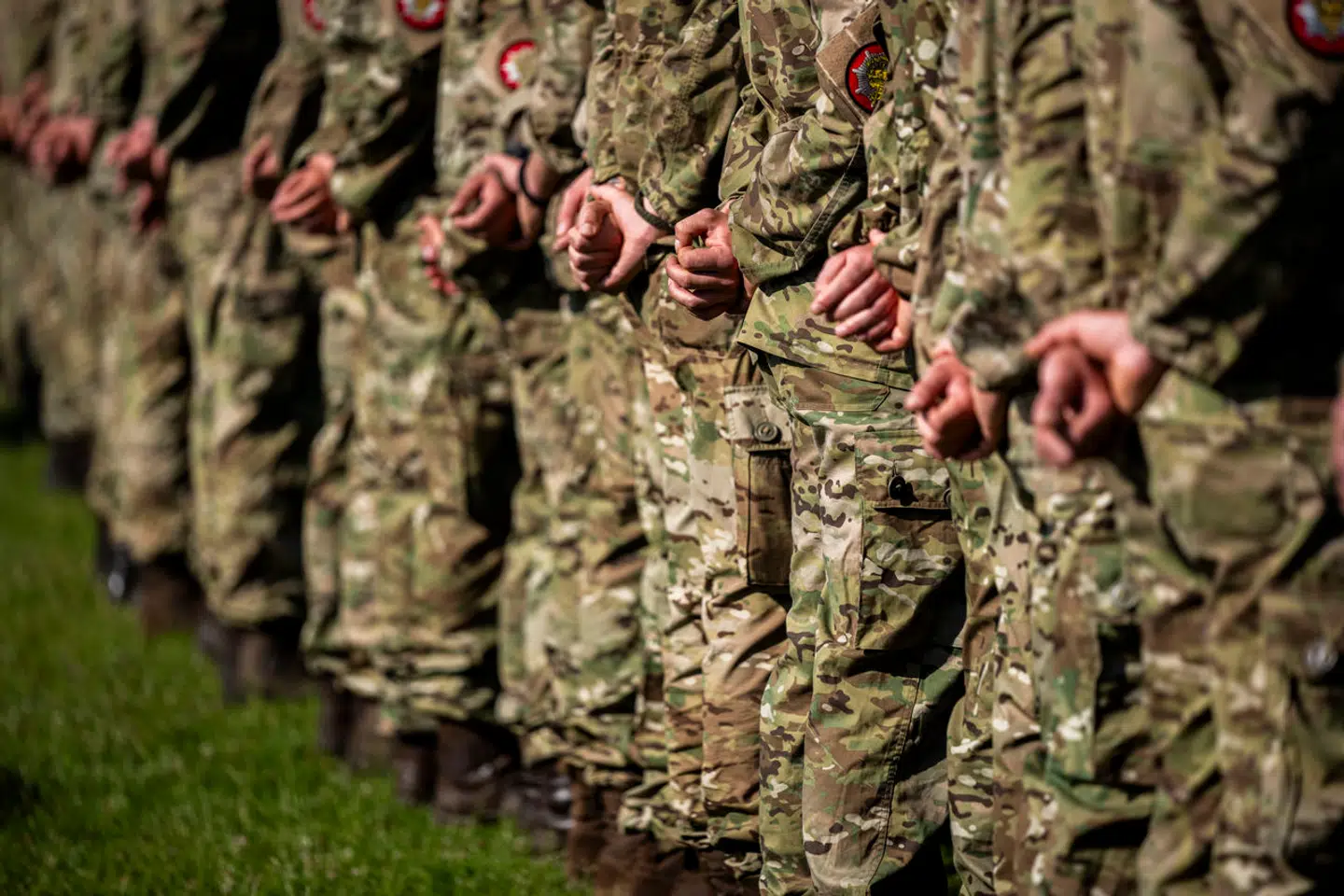 Årsdagsparade ved Den Kongelige Livgarde på Livgardens Kaserne i København 27. juni 2024.