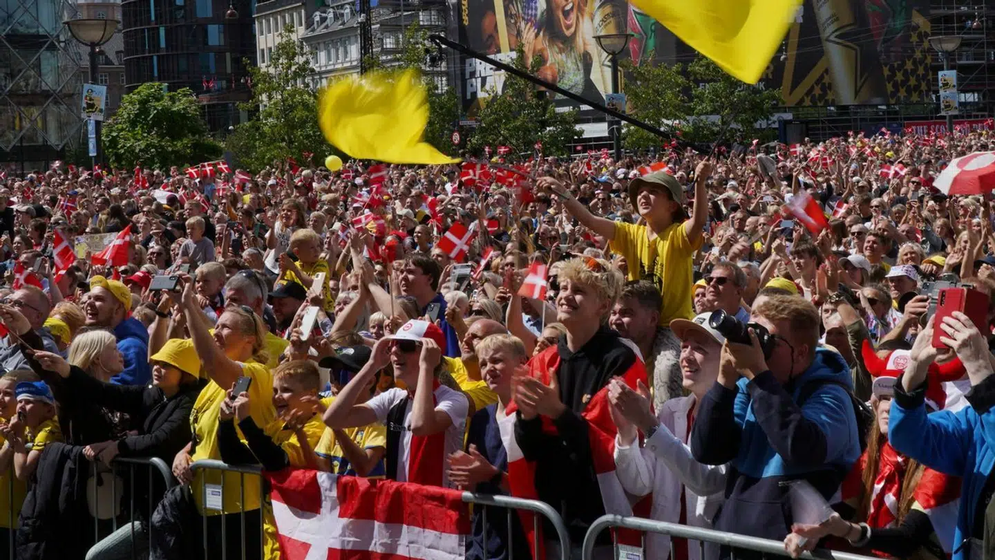 Rådhuspladsen var proppet med danske fans, da Jonas Vingegaard i 2023 vendte hjem efter sin anden Tour de France-sejr.