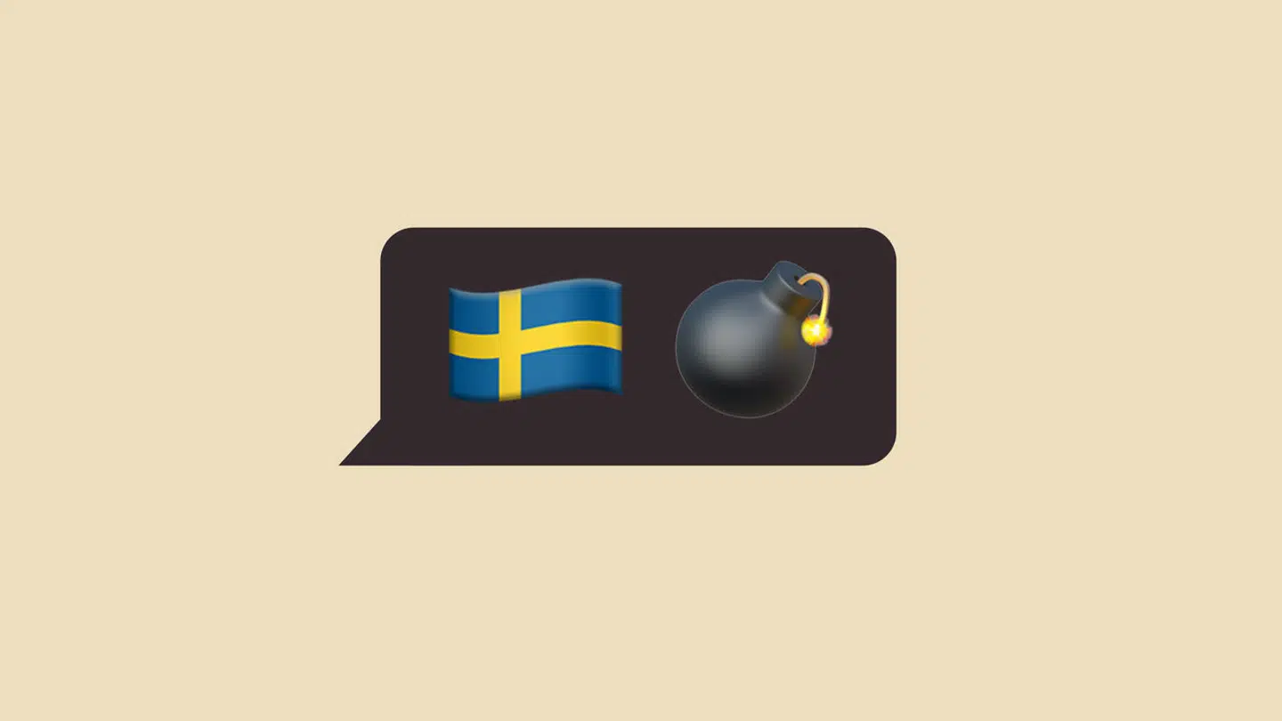 På krypterede tjenester hyrer de svenske bander deres lejemordere. Sproget er simpelt: »Skjuta mod skalle 500k« eller »Sverige kasta bomb 50k«.