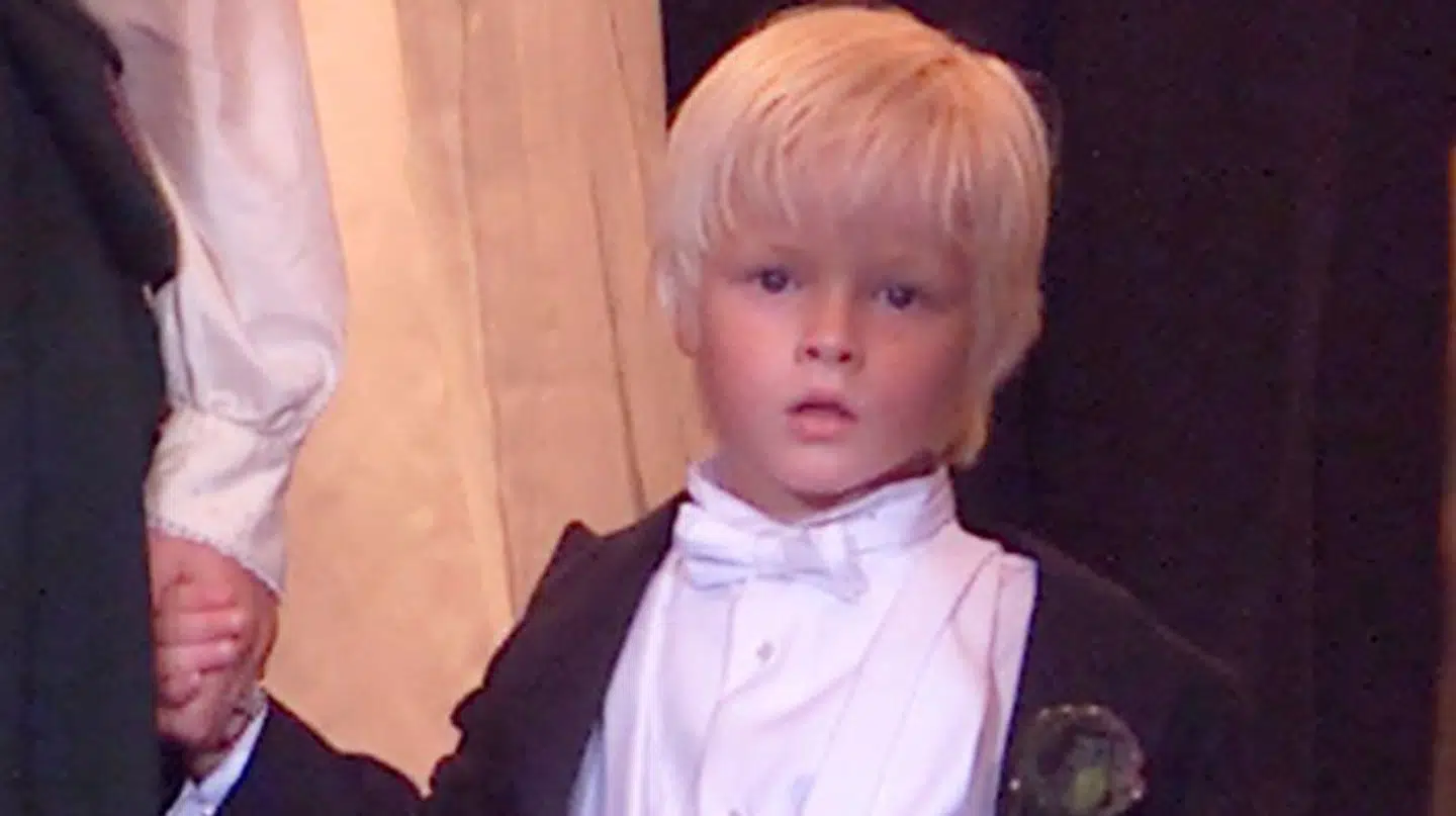 En fire år gammel Marius.