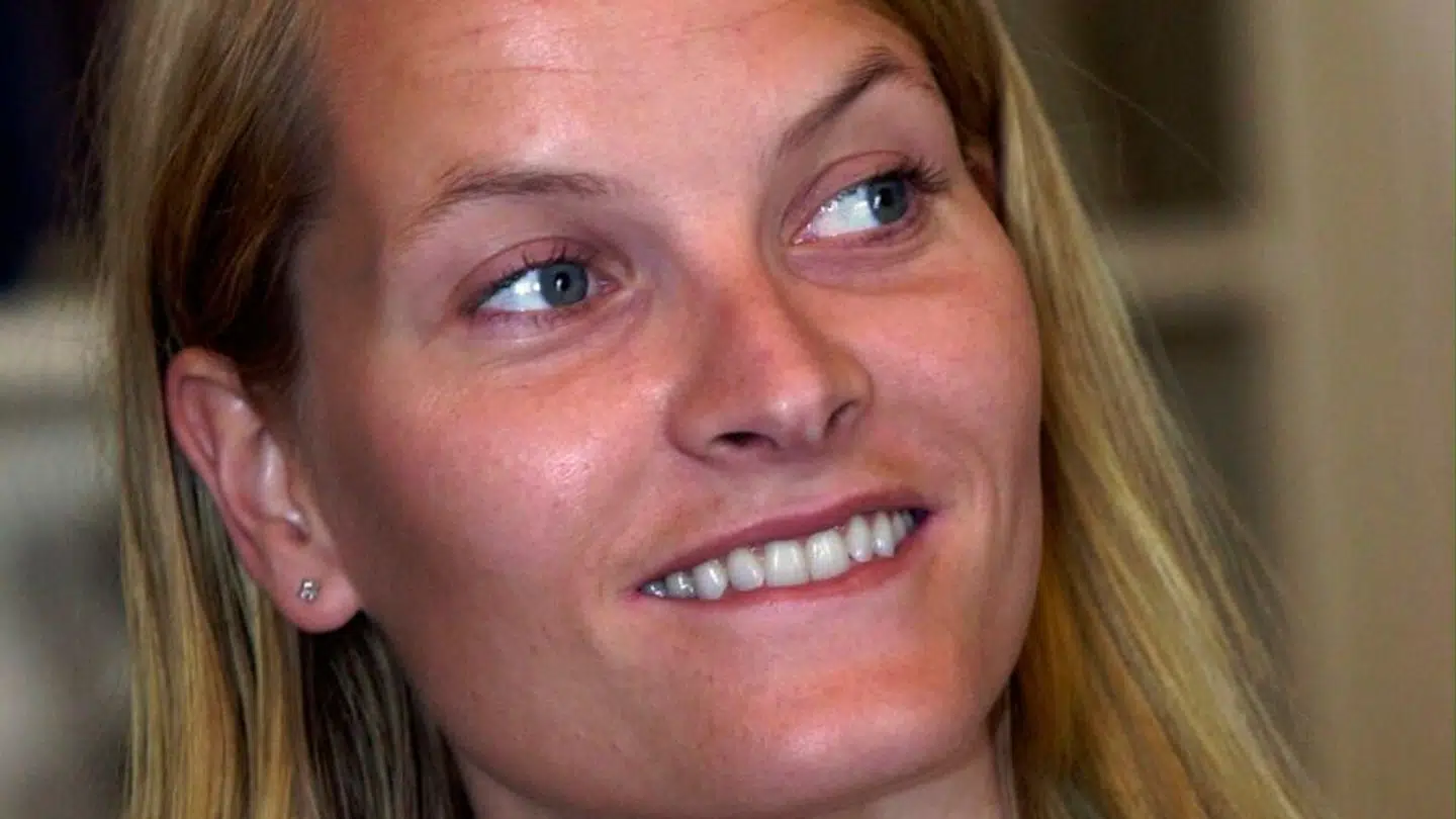 Mette-Marit fotograferet i 2001.