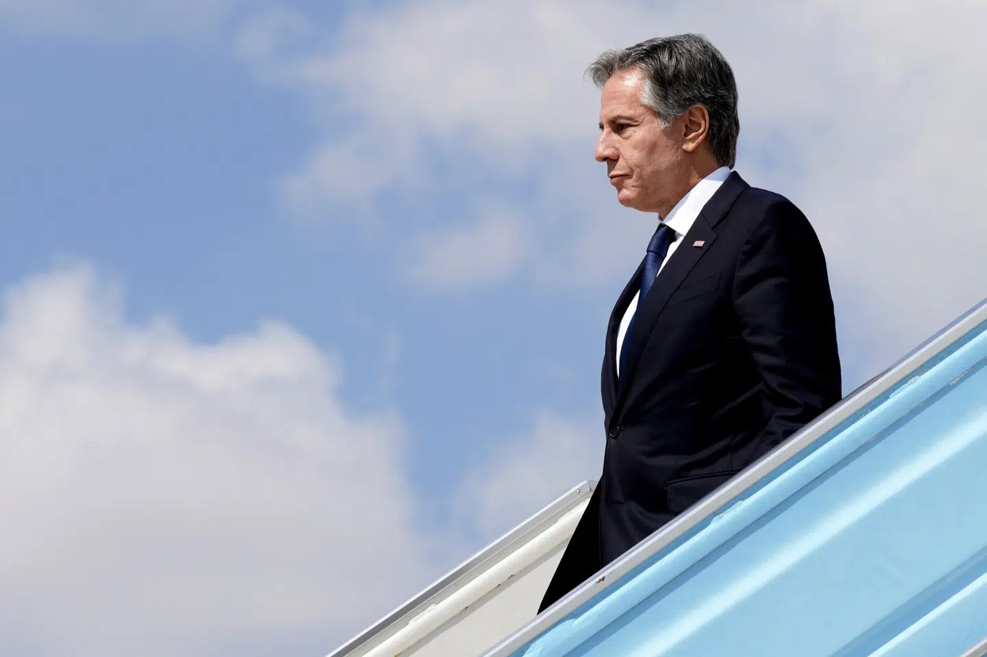 Antony Blinken, der er USA's udenrigsminister, er på vej mod den israelske storby Tel Aviv, hvor han ventes at holde møder med flere israelske ledere. (Arkivfoto).