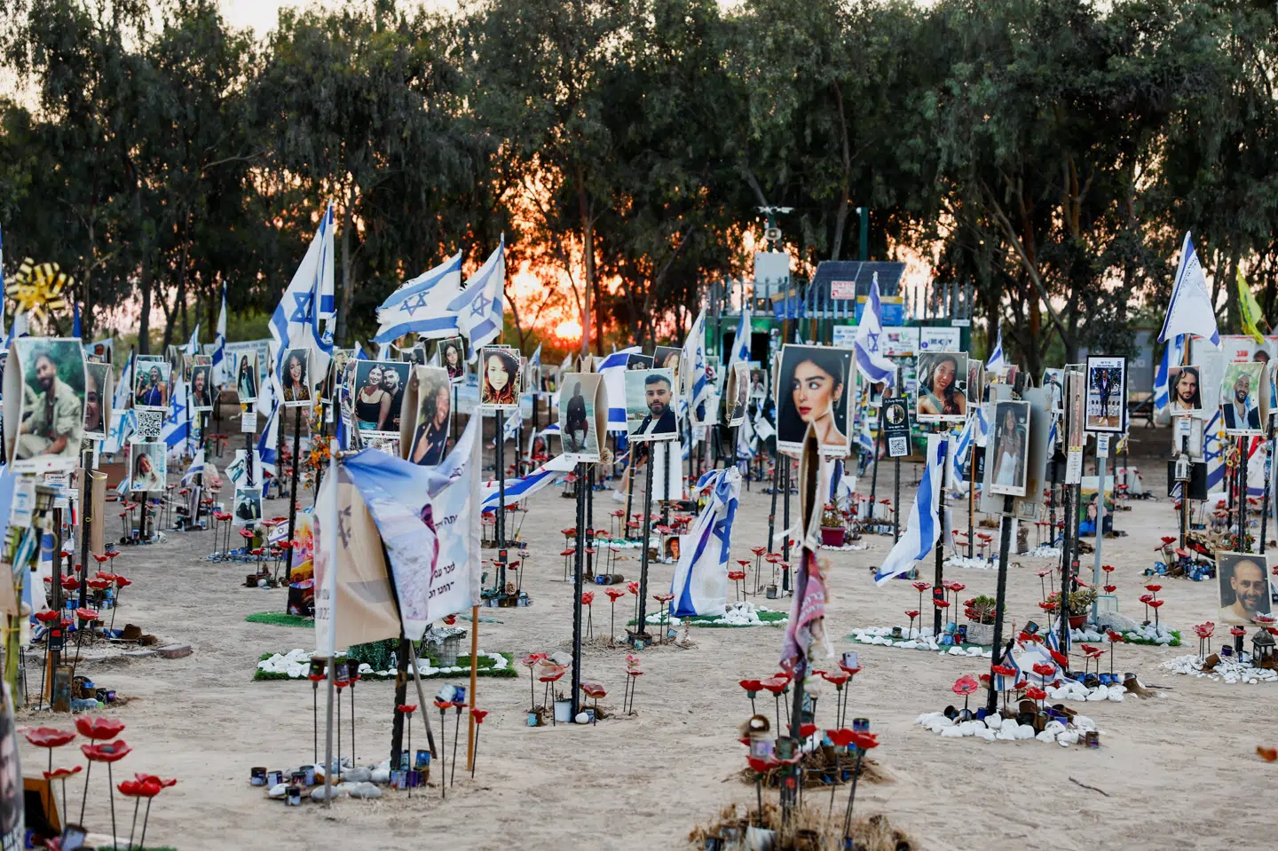 Deltagere i Nova festivalen i Israel blev ofre under et angreb udført af blandt andre Hamas den 7. oktober sidste år. (Arkivfoto).