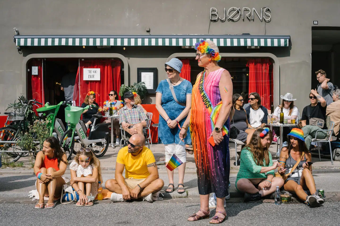 Copenhagen Pride Parade gik fra Frederiksberg Rådhus til Rådhuspladsen i København lørdag den 17. august 2024. Foto: Emil Nicolai Helms, Scanpix