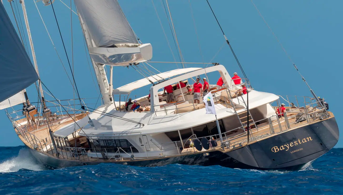 Der var 22 personer ombord på 'Bayesian'.