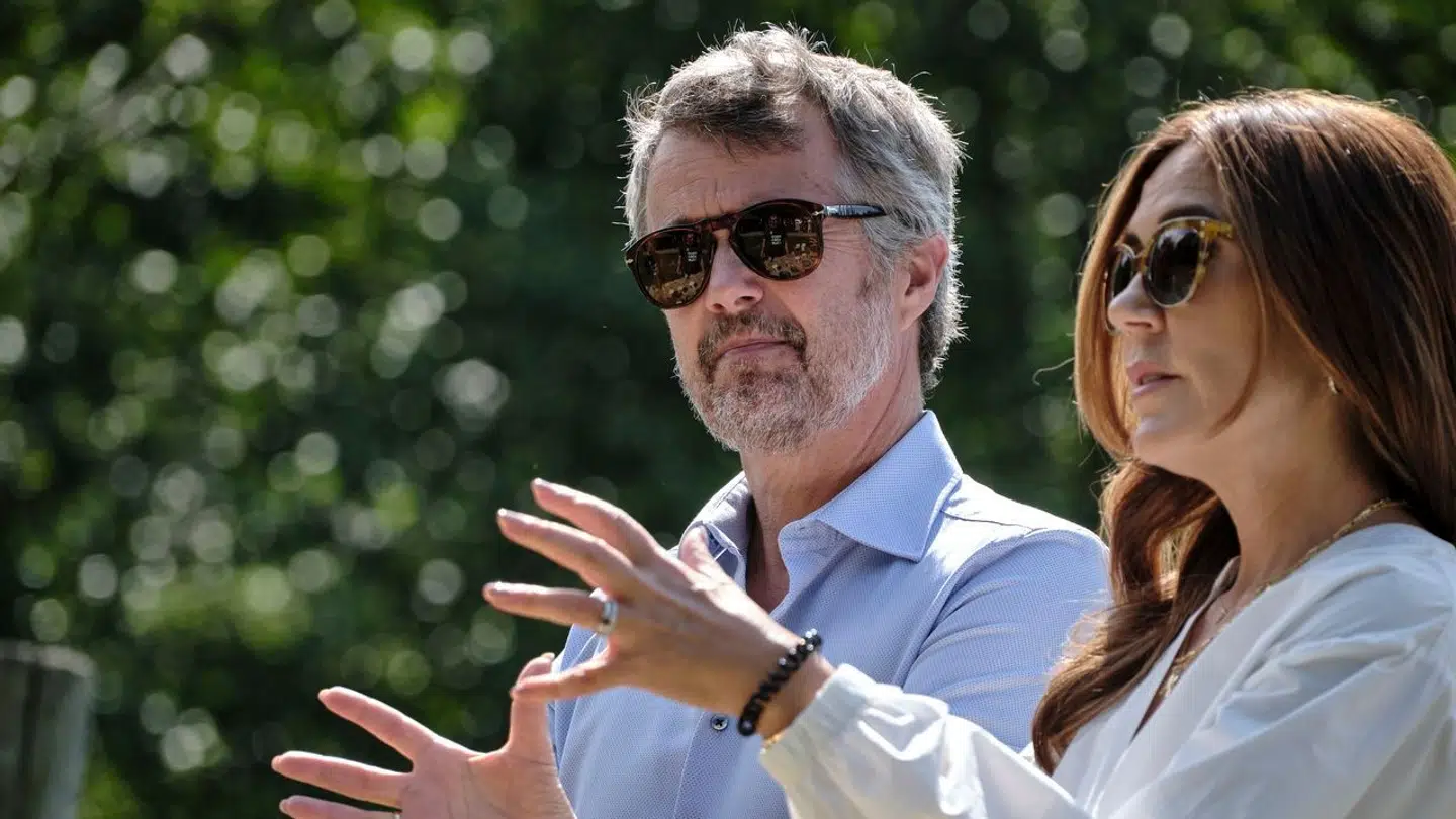 Kong Frederik og Dronning Mary var mandag på Bornholm.