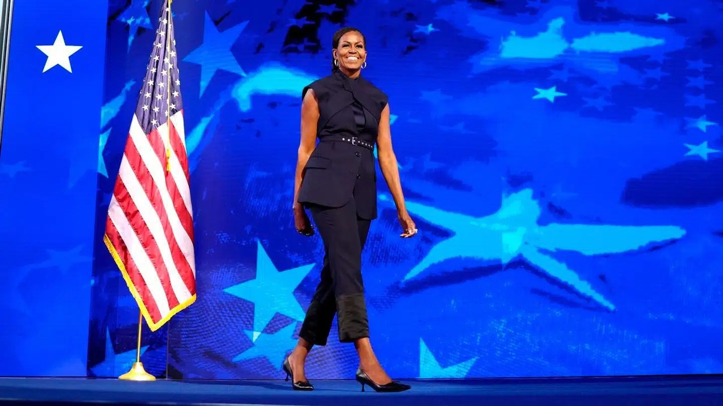 Da Michelle Obama gik på scenen ville begejstringen ingen ende tage.