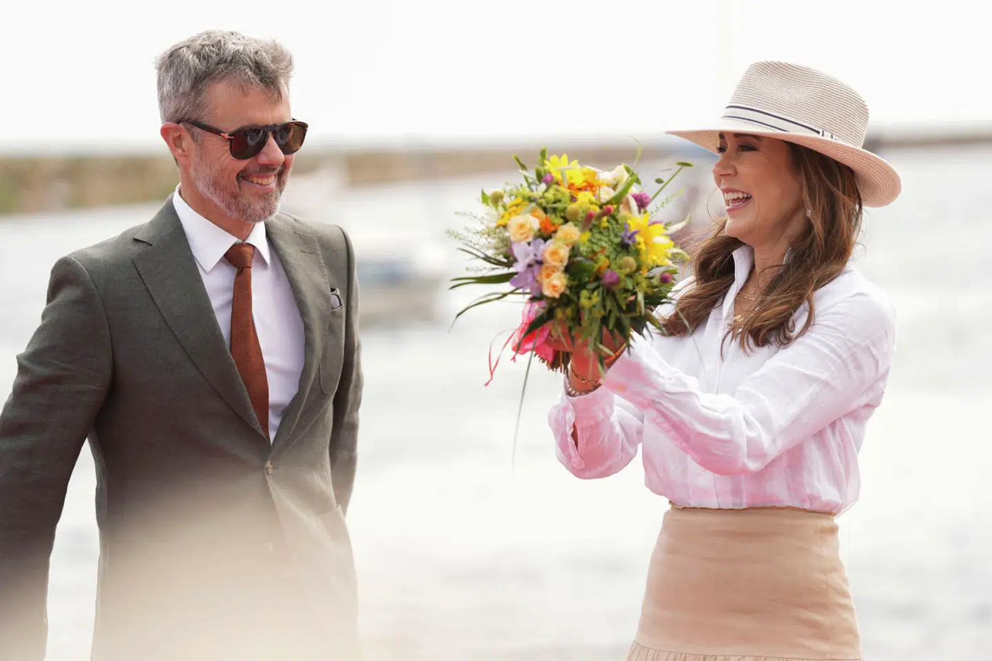 Kong Frederik og dronning Mary var i højt humør, da de tirsdag i denne uge nåede til Ærø på deres første sommertogt som kongepar.