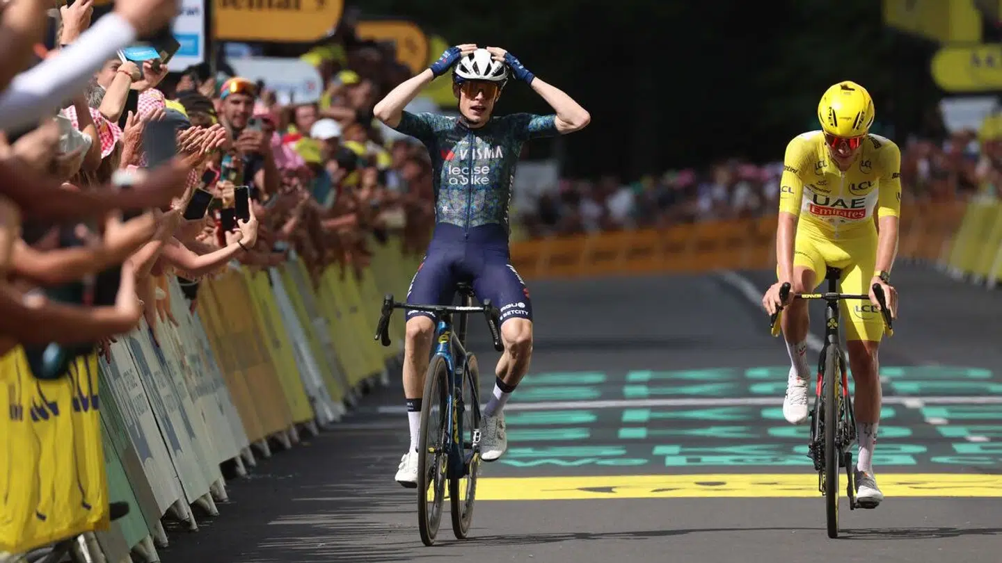 Jonas Vingegaard kunne ikke tro det, da han vandt 11. etape af Tour de France.