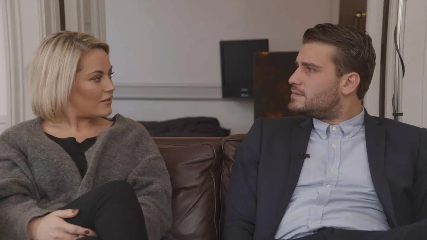 Amalie Szigethy og Mikkel Skelskov er aktuelle med Prime Videoprogrammet 'Amalie – mit kaotiske kærlighedsliv'. Sammen har de også tidligere lavet tv 3-programmet 'Amalies baby' sammen. Foto: PR