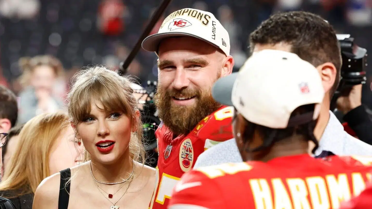 Travis Kelce og kæresten, Taylor Swift.