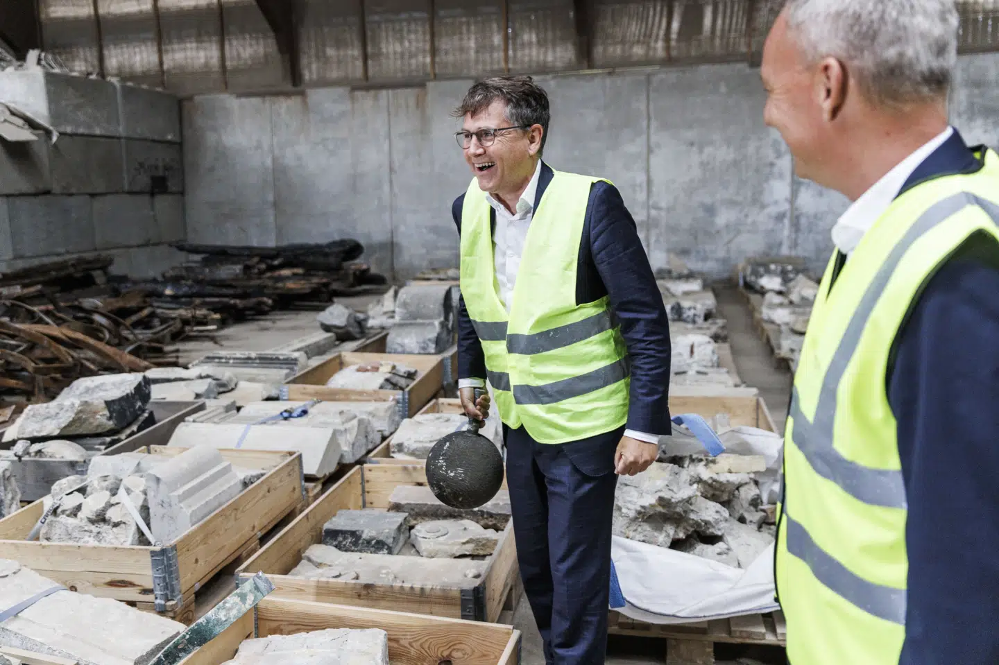 Fredag besøgte direktør i Dansk Erhverv Brian Mikkelsen virksomheden Norrecco på Prøvestenen i København. Virksomheden spillede en aktiv og central rolle i hjælpearbejdet i forbindelse med branden i Børsen 16. april.