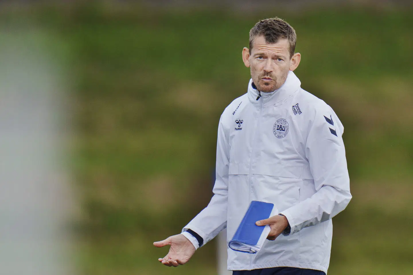 Lars Knudsen overtager sammen med Daniel Agger styringen med landsholdet til kampene mod Serbien og Schweiz. (Arkivfoto).