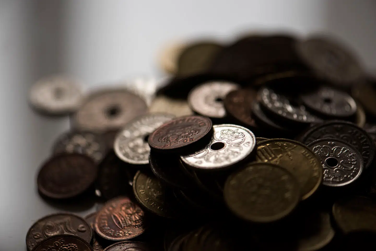 Penge, mønter og sedler, torsdag den 5. marts 2020.