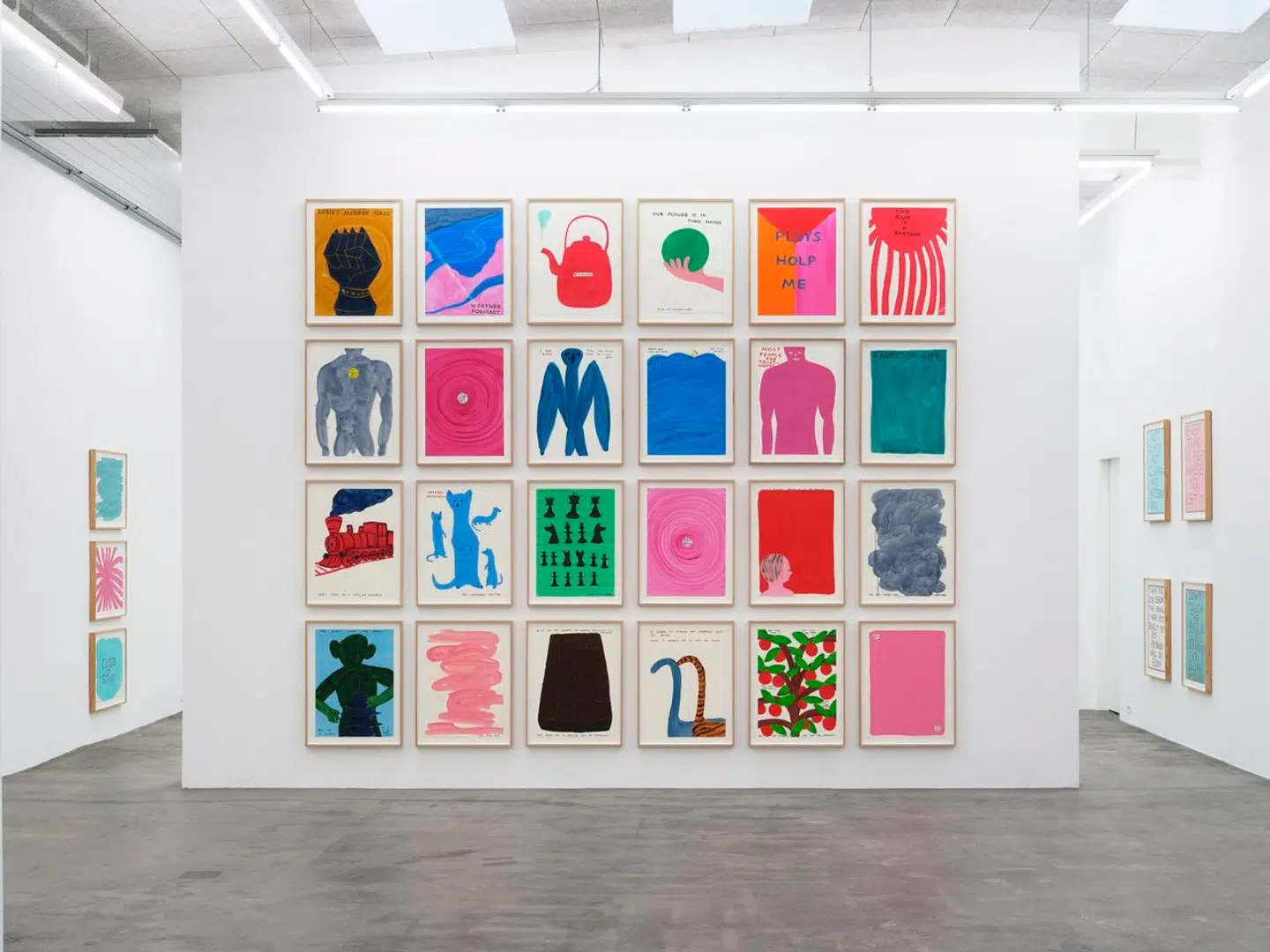 Finurlige tegninger af engelske David Shrigley.