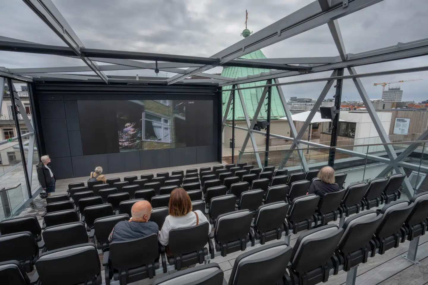 Himmelbio på toppen af Cinemateket.