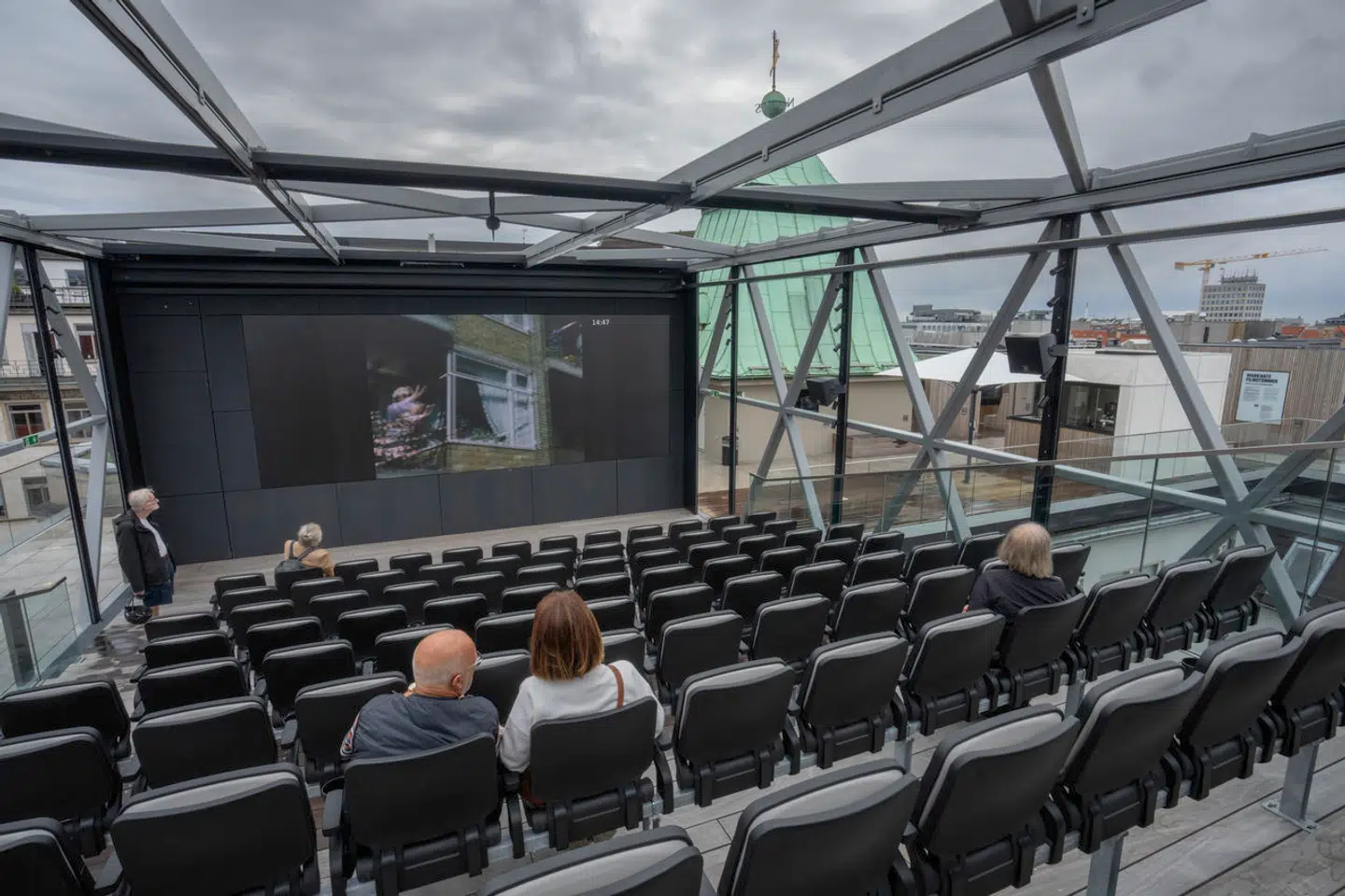Himmelbio på toppen af Cinemateket.