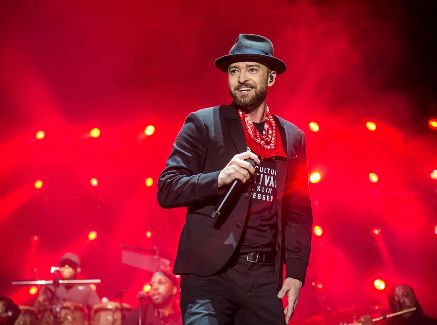 Da Justin Timberlake torsdag aften gav den første af i alt to koncerter i Royal Arena, var fotografer forment adgang. Berlingske bringer derfor et arkivfoto fra 2017, hvor Justin Timberlake gav koncert i forbindelse med Pilgrimage Music and Cultural Festival i Franklin, Tennessee.