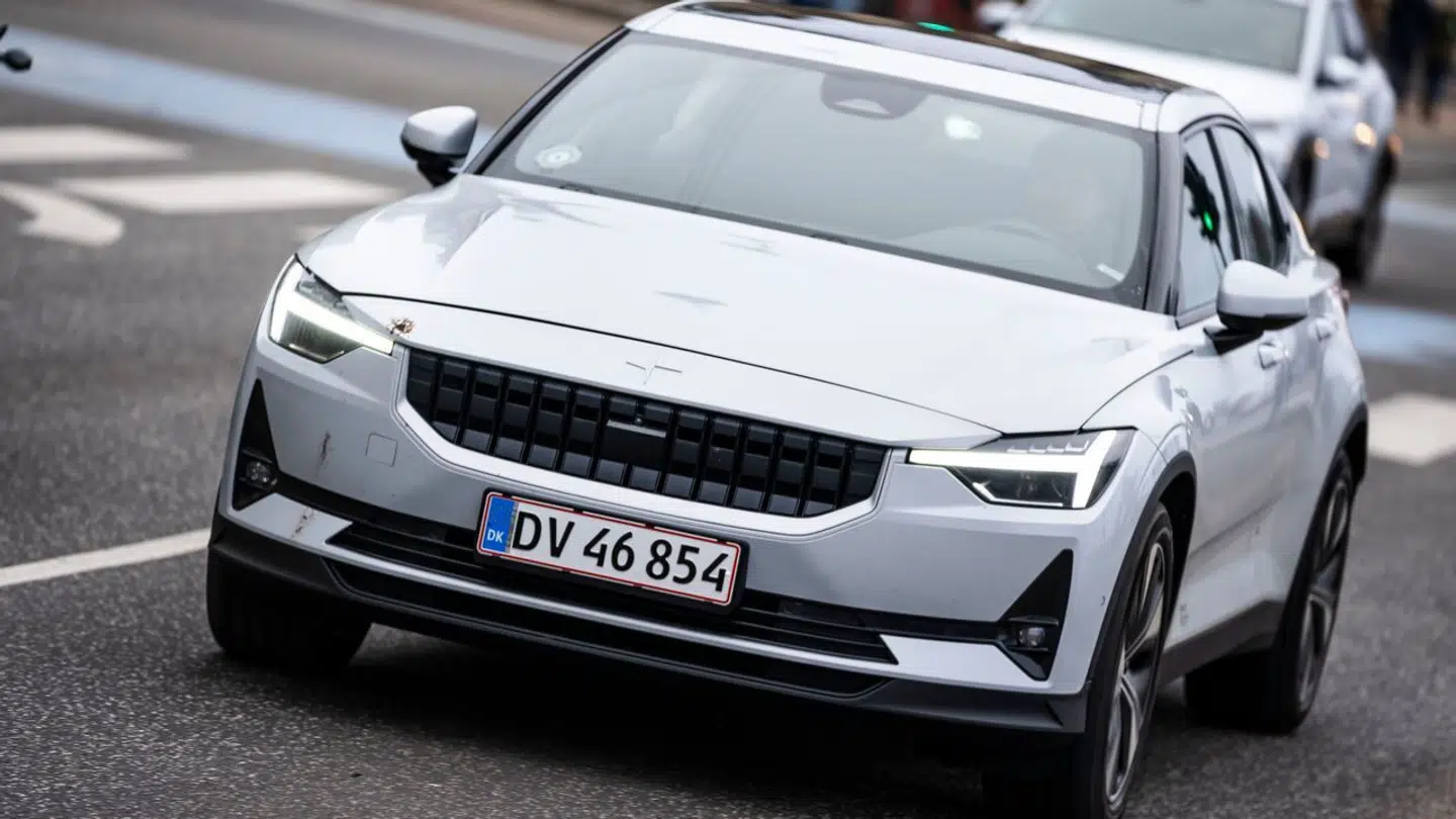 El-bil på Østersøgade mandag den 27. november 2023