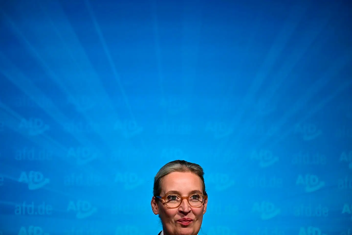 Medforperson i AfD Alice Weidel har en del at smile over efter delstatsvalgene. Nu må tiden vise, om partiet kan formå at danne en koalition. Foto: Tobias Schwarz, Scanpix