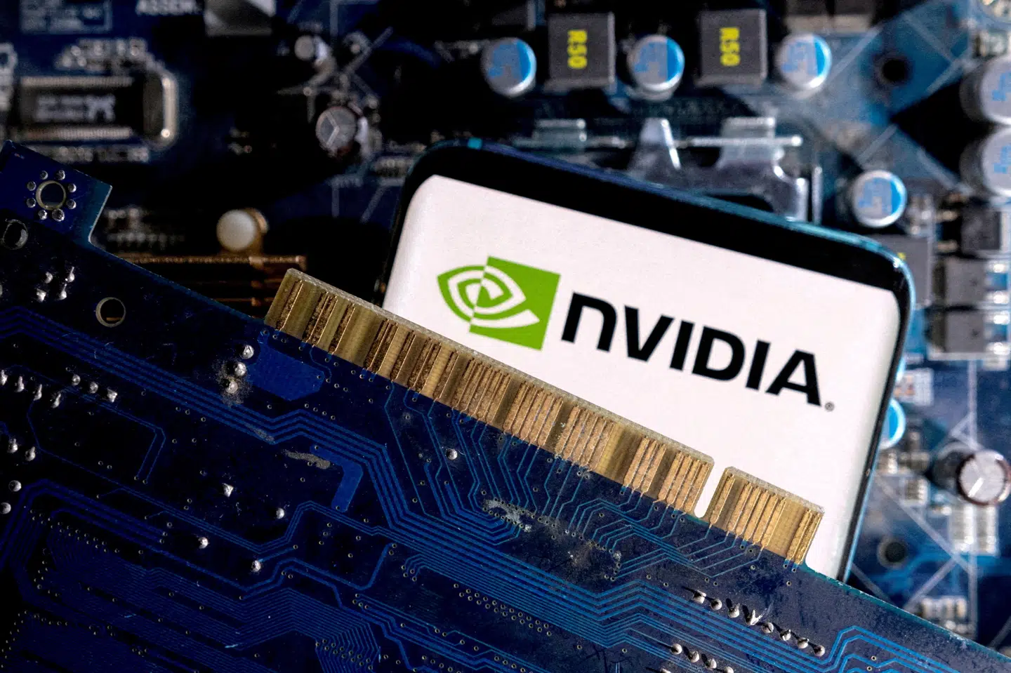 Selskabet Nvidia har tabt 9,5 procent af sin markedsværdi tirsdag. (Arkivfoto).