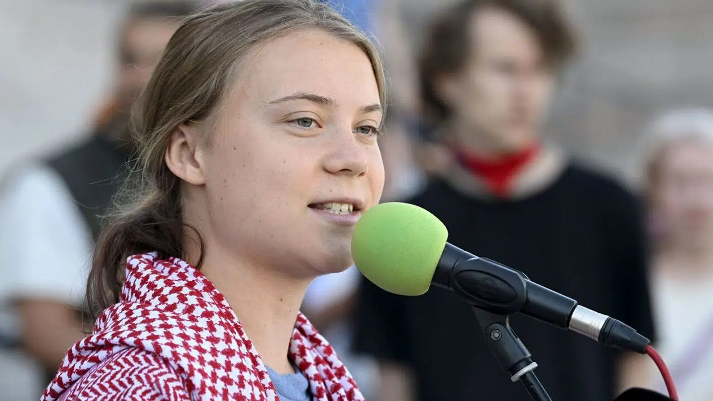 Arkivfoto af Greta Thunberg.