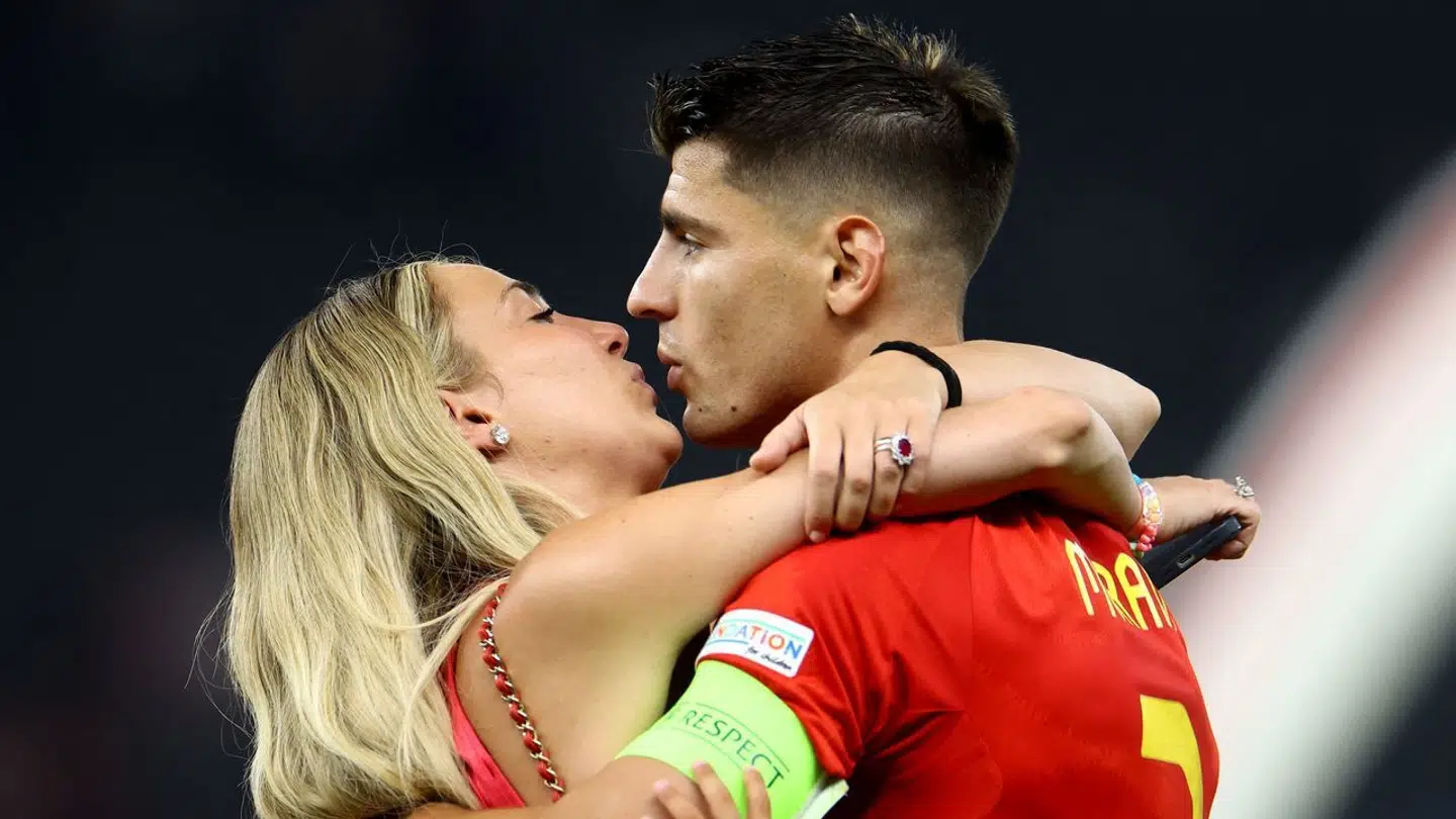 Det er slut mellem Alice Campello og Álvaro Morata.