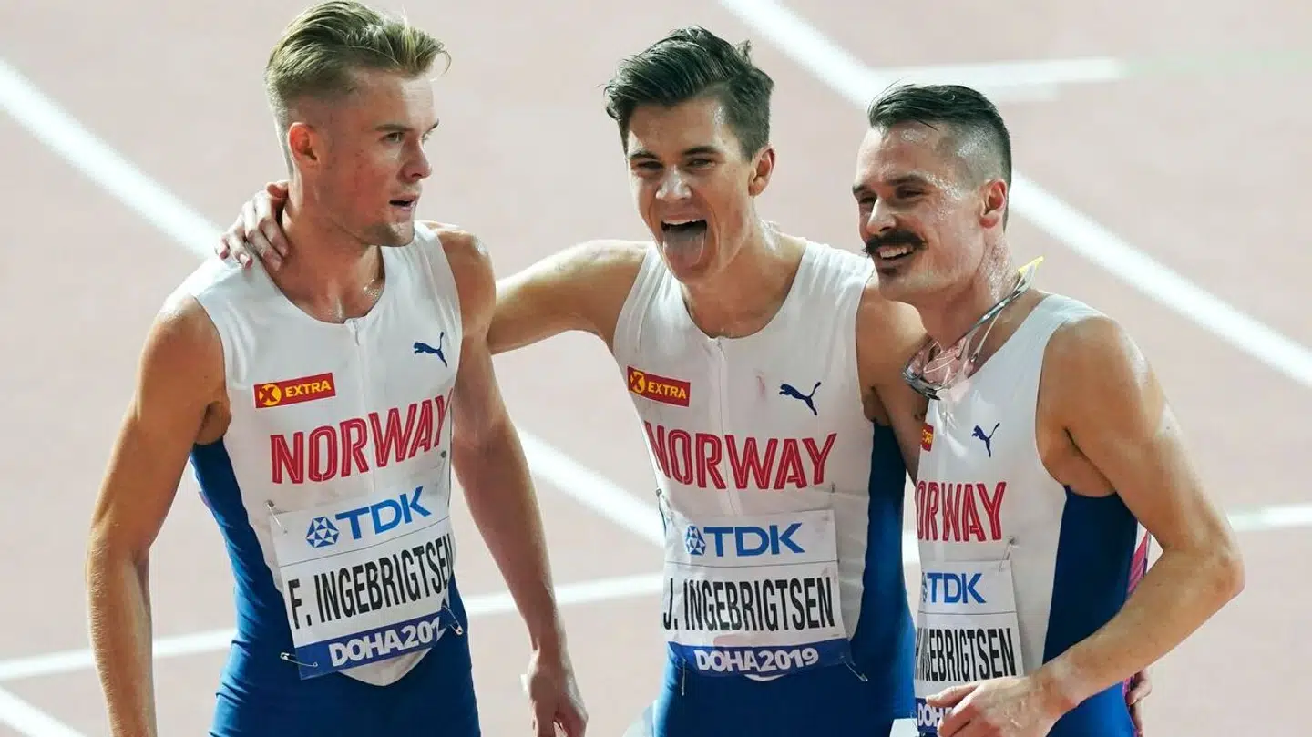 Brødrene Filip, Jakob og Henrik Ingebrigtsen er blandt Norges største sportsstjerner.