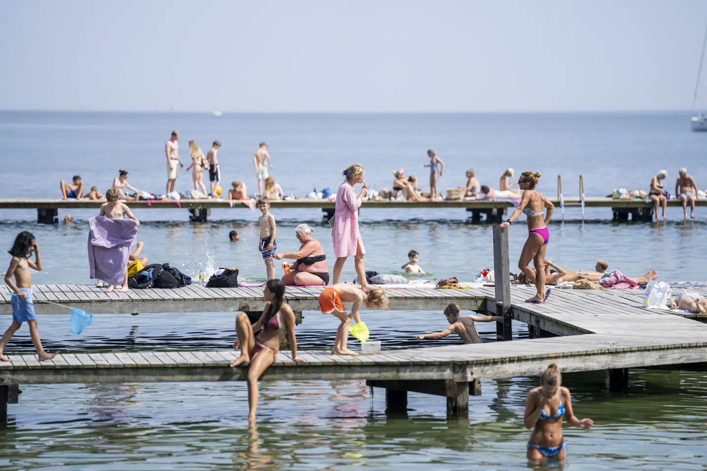 DMI udsendte torsdag et varsel om hedebølge i hovedstadsområdet. Det er fortsat aktuelt, lyder det fredag fra den vagthavende meteorolog. (Arkivfoto).