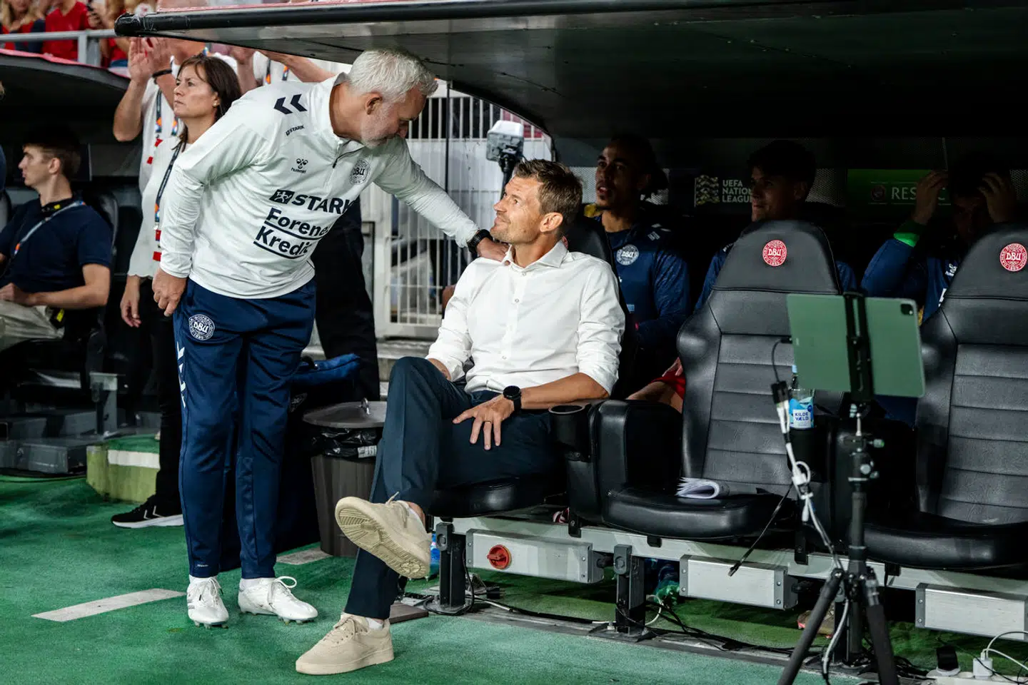 Danmarks fungerende landstræner Lars Knudsen gjorde det godt. Foto: Mads Claus Rasmussen, Scanpix