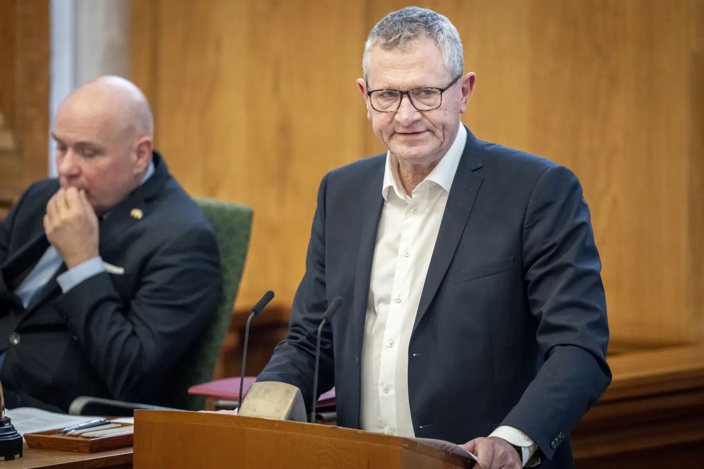 Henrik Frandsen (M) indtræder i præsidiet i Folketinget. Han mister dog posten, når Folketinget åbner i oktober, hvor Liberal Alliance overtager pladsen. (Arkivfoto).