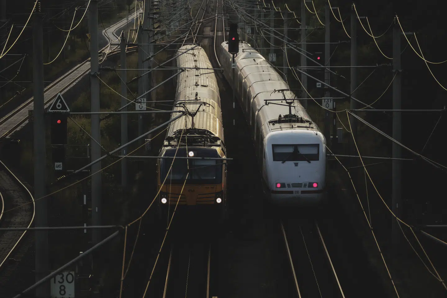 Toge står stille i det centrale Tyskland efter massive forstyrrelser. (Arkivfoto)