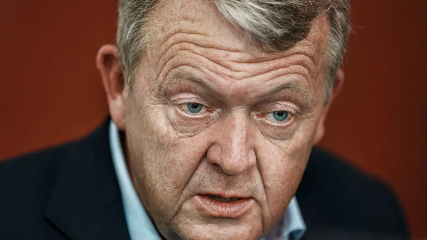 Her ses udenrigsminister Lars Løkke Rasmussen (M) efter Moderaternes gruppemøde tirsdag.